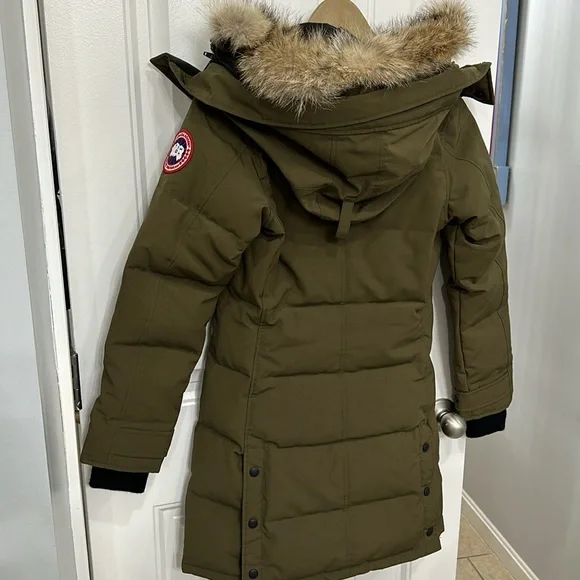 Canada Goose Shelburne Parka Military Green 3802L-49 Size 2XS - Picture 11 of 12